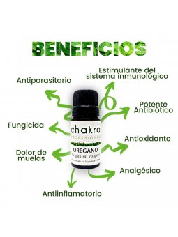 Aceite Esencial de Orégano al 100% x 11ml | Chakra Profesional