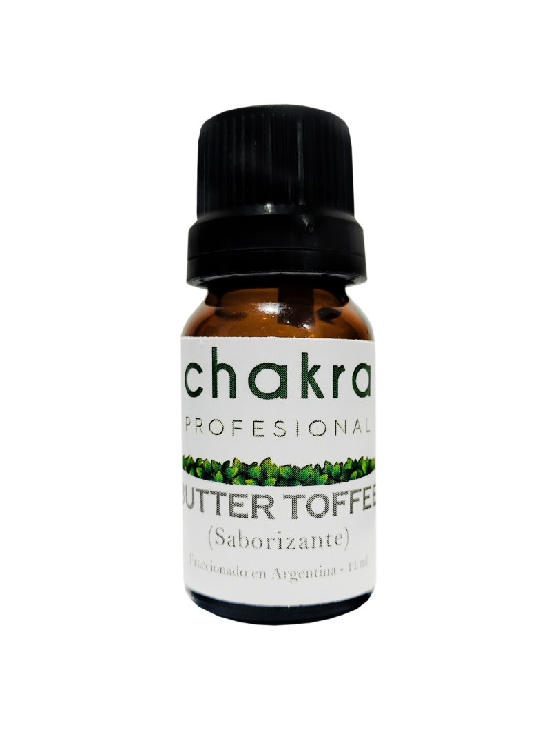 Aceite Semi Natural de Butter Toffee x 11ml | Chakra Profesional