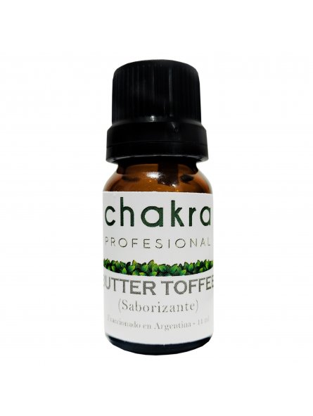 Aceite Semi Natural de Butter Toffee x 11ml | Chakra Profesional
