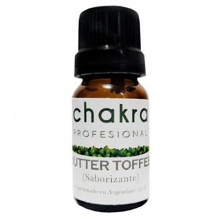 Aceite Semi Natural de Butter Toffee x 11ml | Chakra Profesional