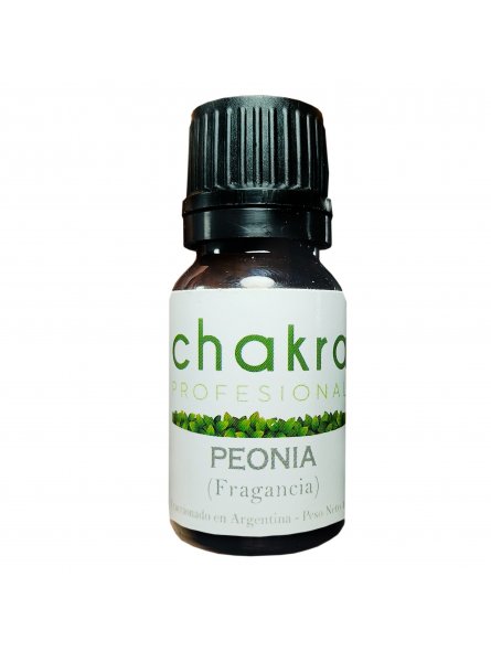 Aceite Fragancia de Peonia x 11ml | Chakra Profesional