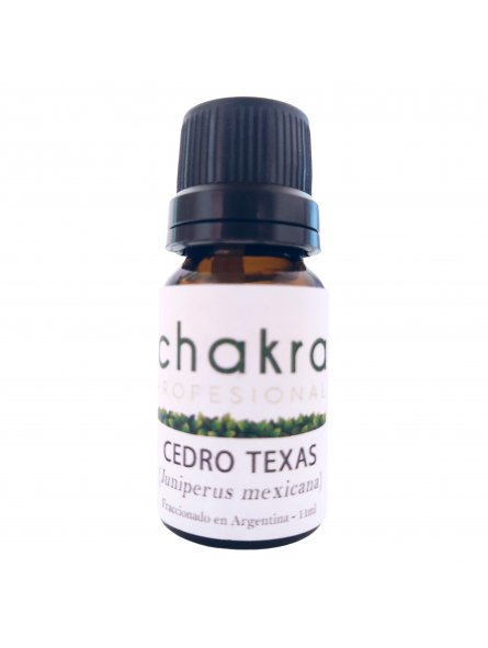 Aceite Esencial de Cedro Texas x 11ml | Chakra Profesional