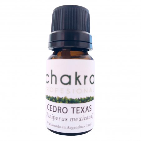 Aceite Esencial de Cedro Texas x 11ml | Chakra Profesional
