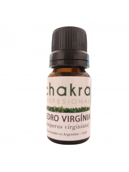 Aceite Esencial de Cedro Virgínia x 11ml | Chakra Profesional
