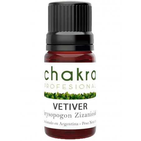 Aceite Esencial de Vetiver x 11ml | Chakra Profesional