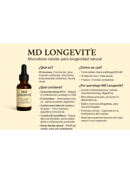 MD Longevite x 30 ml - Microdosis para una longevidad saludable