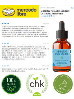 Beneficios de la desparasitación natural con MD Detox