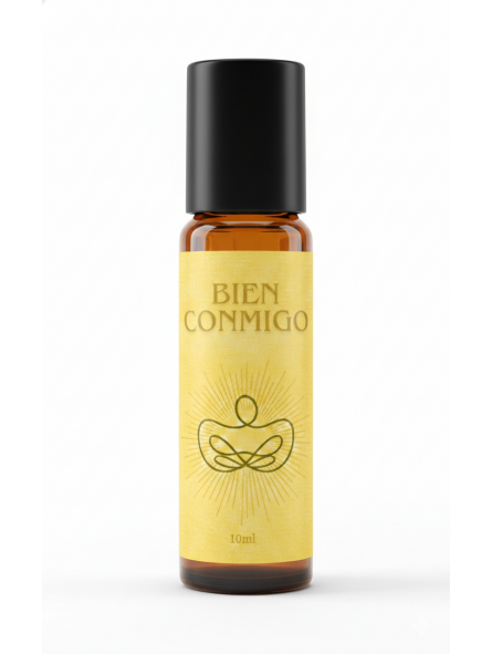 Perfume emocional Bien Conmigo 10ml con aceites esenciales naturales para ansiedad y calma