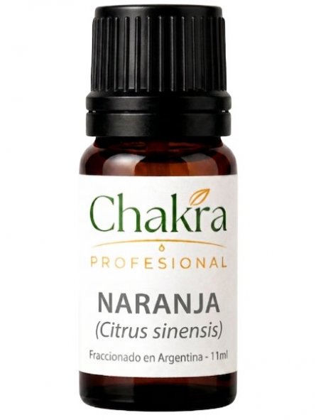 Aceite Esencial de Naranja Dulce x 11ml | Chakra Profesional