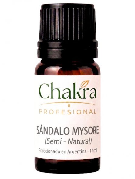 Aceite Semi-Natural de Sándalo x 11ml | Chakra Profesional