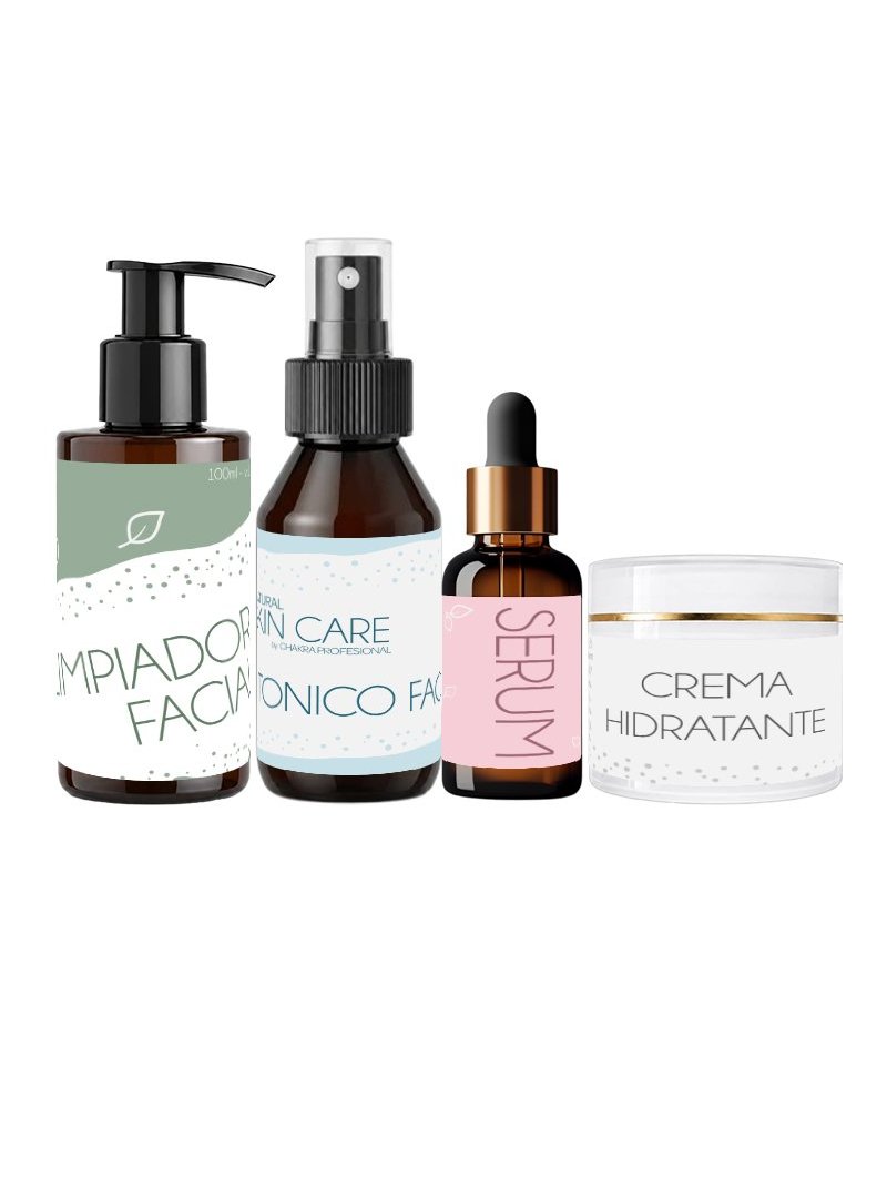Rutina Skin Care 100% Natural - 4 pasos | Chakra Profesional