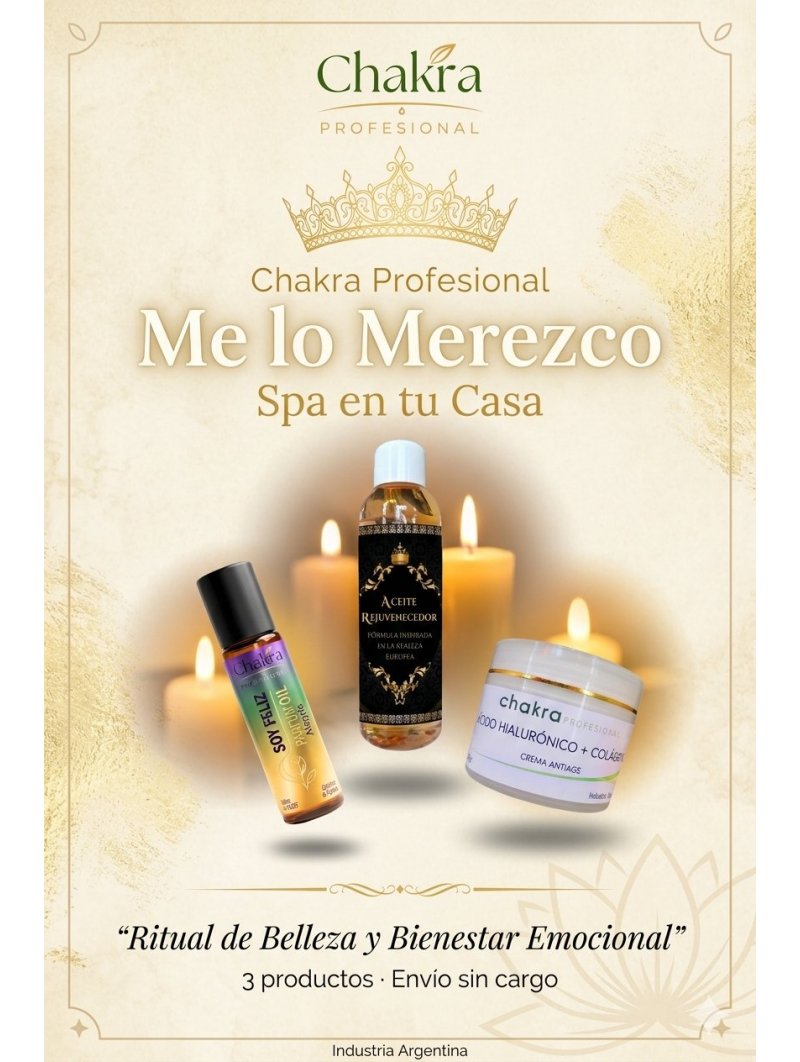 Kit Me lo Merezco Spa en tu Casa - Chakra Profesional
