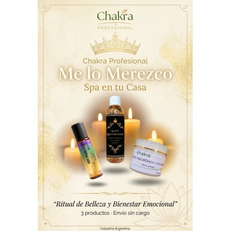 Kit Me lo Merezco Spa en tu Casa - Chakra Profesional