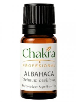 Aceite Esencial de Albahaca x 11ml | Chakra Profesional