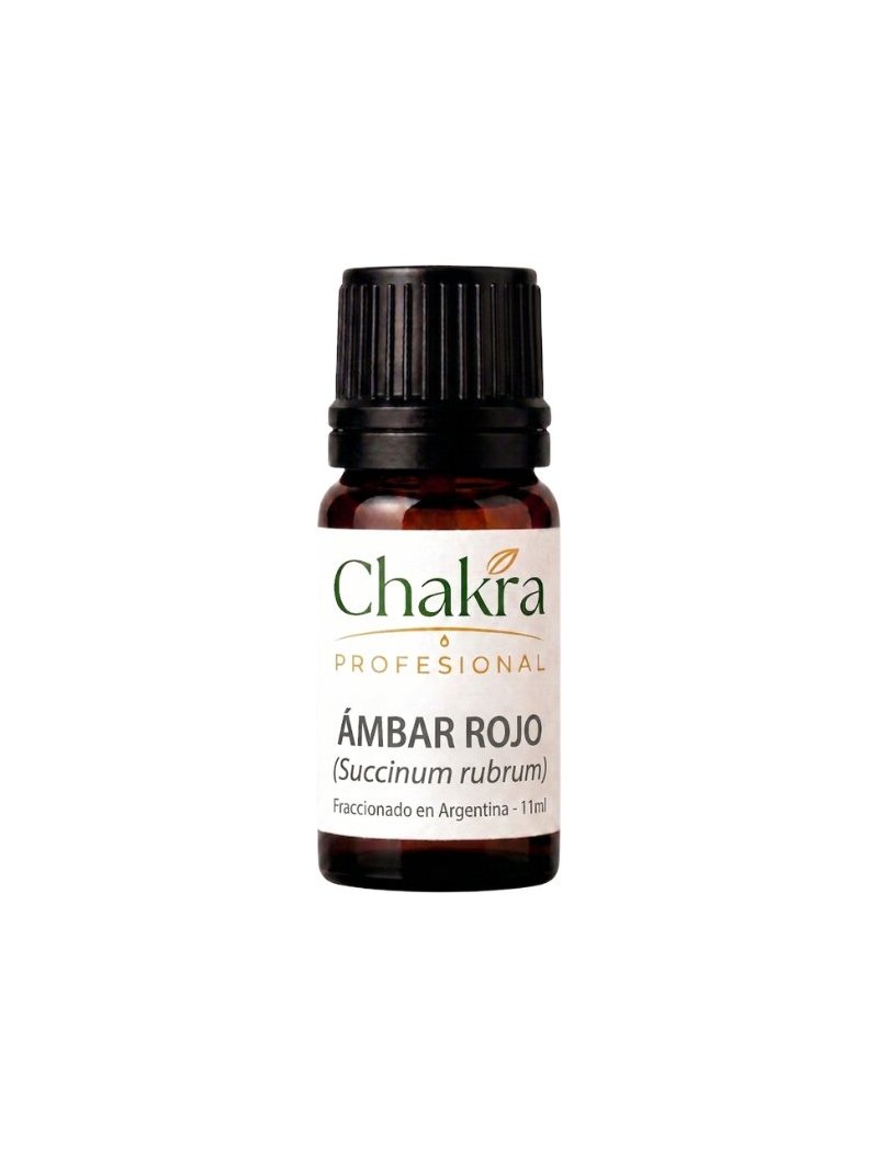 Aceite Esencial de Ámbar Rojo x 11ml | Chakra Profesional