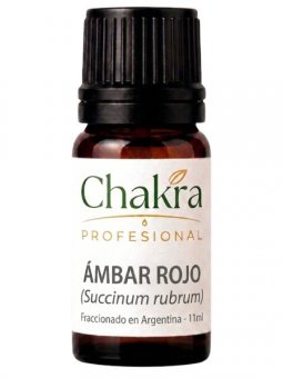 Aceite Esencial de Ámbar Rojo x 11ml | Chakra Profesional