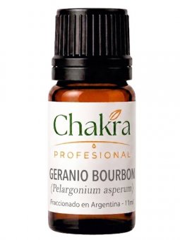Aceite Esencial de Geranio x 11ml | Chakra Profesional