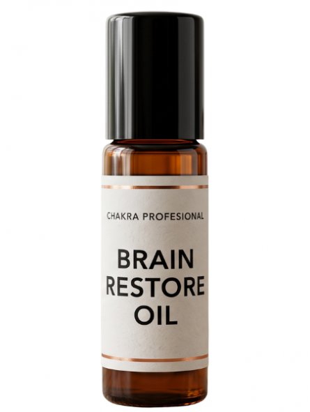 Brain Restore Oil x 10ml - Antiestrés y Claridad Mental - Chakra Profesional