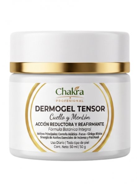 DermoGel Tensor Papada y Cuello x 50cc by Chakra Profesional
