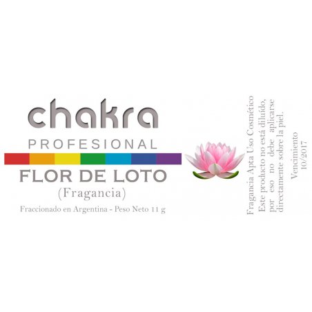 Aceite Fragancia de Flor de Loto x 11ml | Chakra Profesional