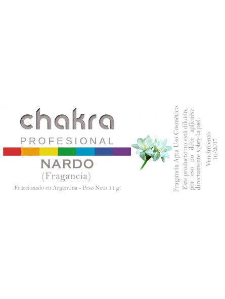 Aceite Fragancia de Nardo x 11ml | Chakra Profesional