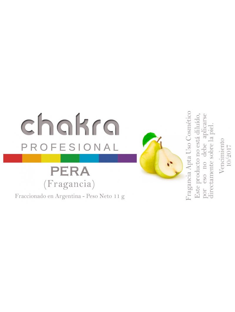 Aceite Fragancia de Pera x 11ml | Chakra Profesional