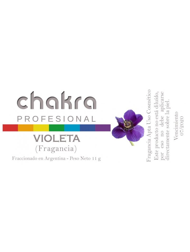 Aceite Fragancia de Violeta x 11ml | Chakra Profesional