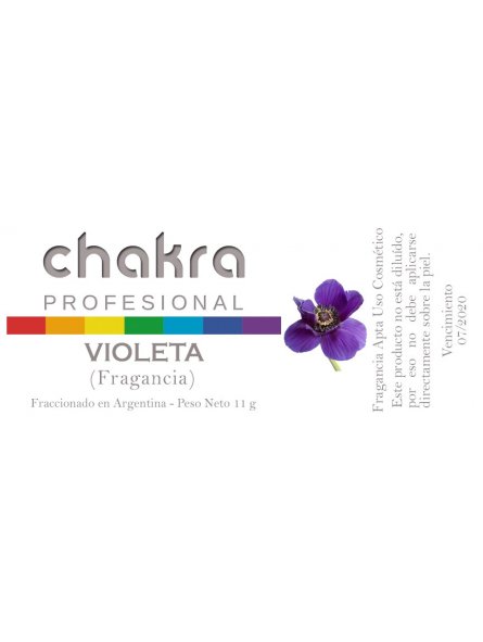 Aceite Fragancia de Violeta x 11ml | Chakra Profesional