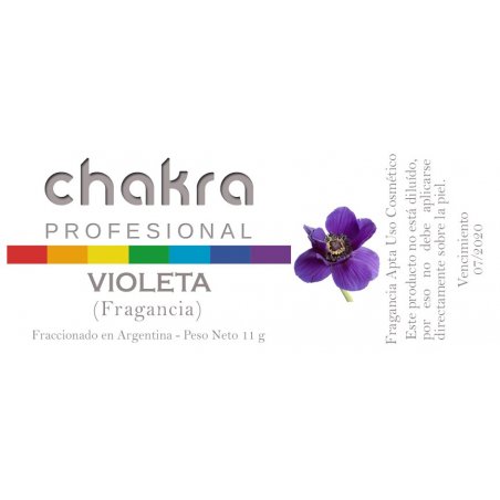 Aceite Fragancia de Violeta x 11ml | Chakra Profesional