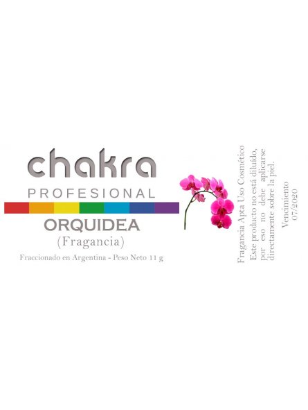 Aceite Fragancia de Orquidea x 11ml | Chakra Profesional
