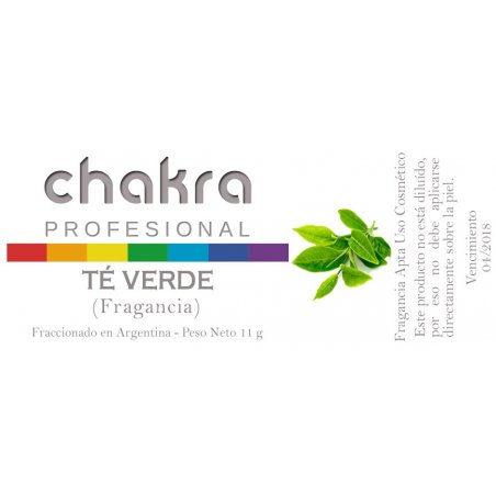 Aceite Fragancia de Té Verde x 11ml | Chakra Profesional