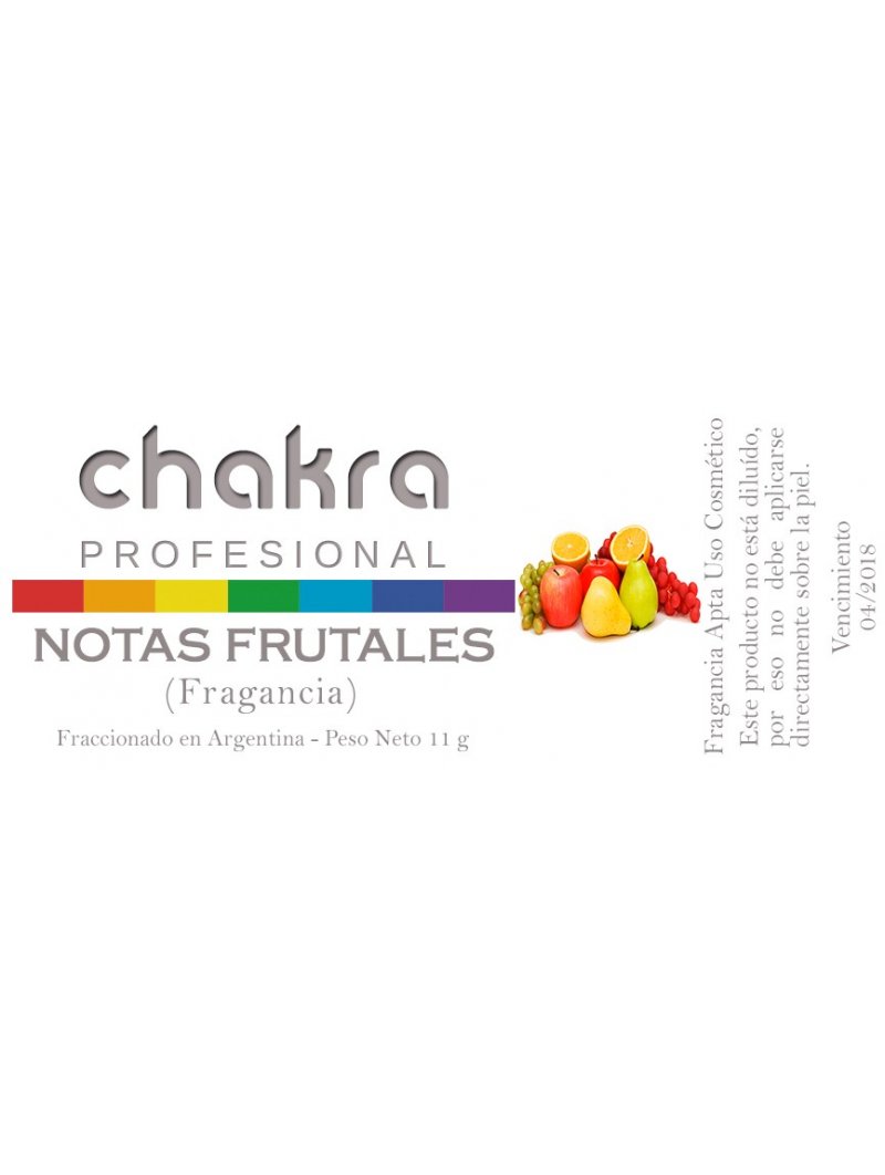 Aceite Fragancia de Notas Frutales x 11ml | Chakra Profesional