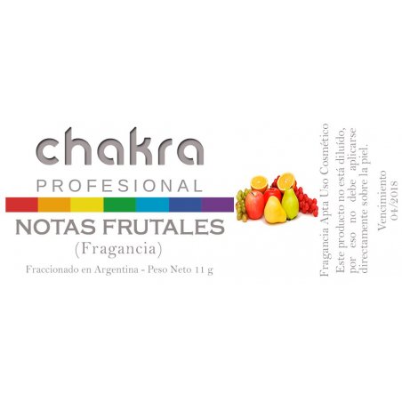 Aceite Fragancia de Notas Frutales x 11ml | Chakra Profesional