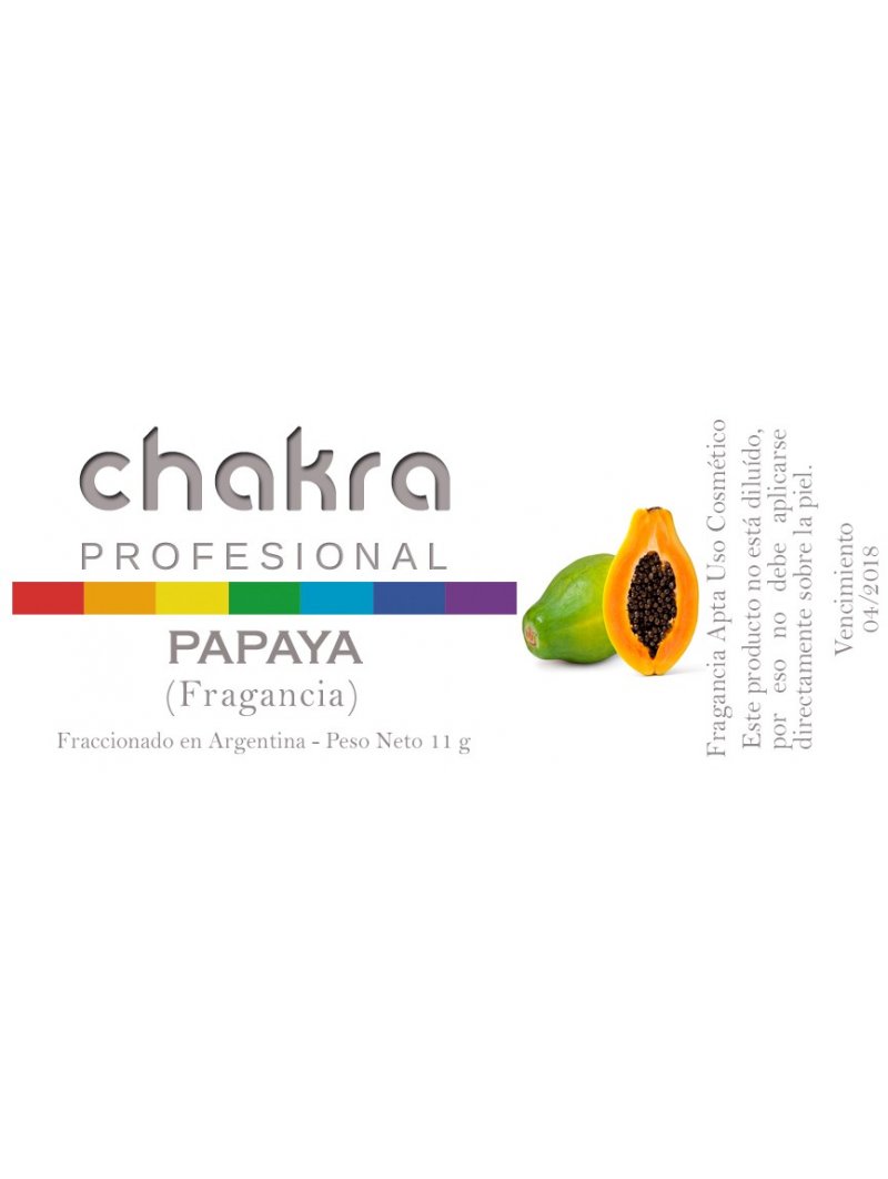 Aceite Fragancia de Papaya x 11ml | Chakra Profesional