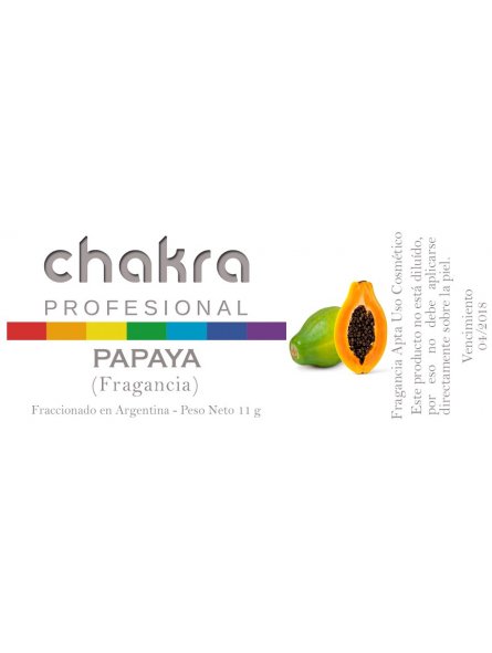 Aceite Fragancia de Papaya x 11ml | Chakra Profesional
