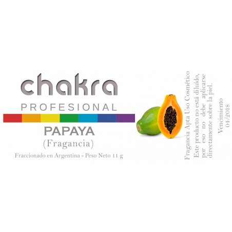 Aceite Fragancia de Papaya x 11ml | Chakra Profesional