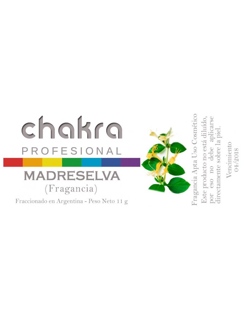 Aceite Fragancia Madreselva x 11ml | Chakra Profesional