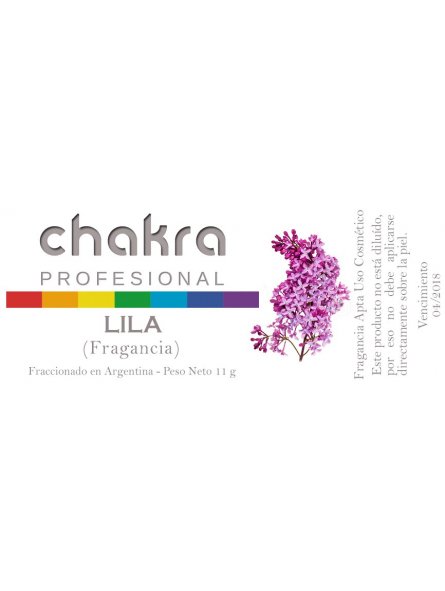 Aceite Fragancia de Lila x 11ml | Chakra Profesional