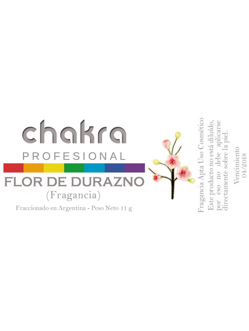 Aceite Fragancia de Flor de Durazno x 11ml | Chakra Profesional
