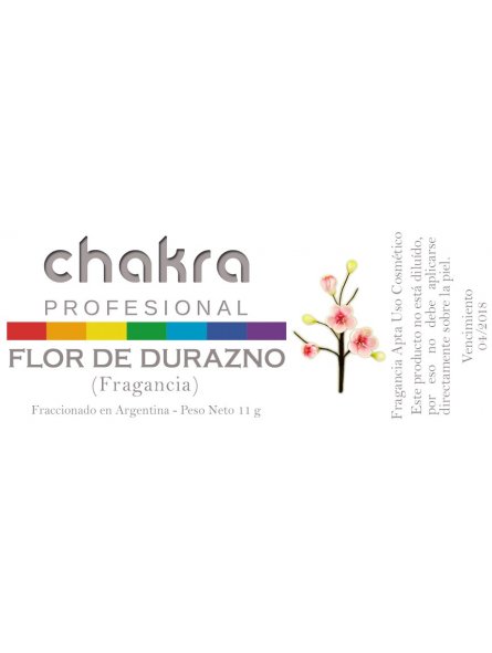 Aceite Fragancia de Flor de Durazno x 11ml | Chakra Profesional