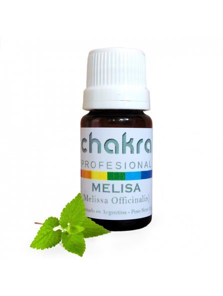 Aceite Semi Natural de Melisa x 11ml | Chakra Profesional