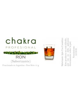 Aceite Semi Natural de Ron x 11ml | Chakra Profesional