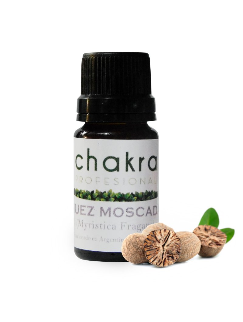 Aceite Esencial de Nuez Moscada x 11ml | Chakra Profesional