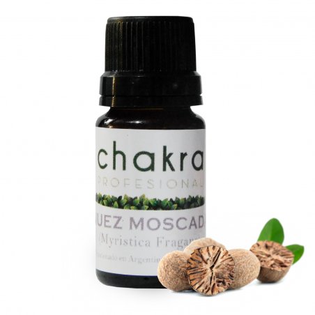 Aceite Esencial de Nuez Moscada x 11ml | Chakra Profesional