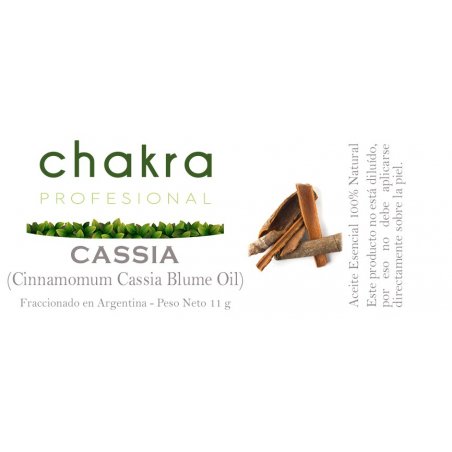 Aceite Esencial de Cassia x 11ml | Chakra Profesional