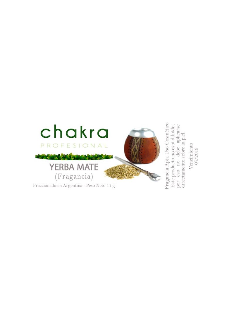 Aceite Fragancia de Yerba Mate x 11ml | Chakra Profesional