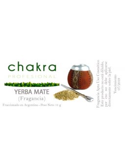Aceite Fragancia de Yerba Mate x 11ml | Chakra Profesional